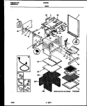 BODY PARTS Diagram and Parts List for GP32BNL7  Frigidaire Range