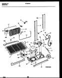 SYSTEM AND AUTOMATIC DEFROST PARTS Diagram and Parts List for FRT24XHAD0  Frigidaire Refrigerator