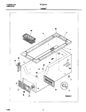 CABINET Diagram and Parts List for FFC20D7HW1  Frigidaire Freezer
