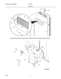 SYSTEM Diagram and Parts List for R22CW13  Frigidaire Refrigerator