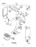 BODY Diagram and Parts List for FGF337ASE  Frigidaire Range