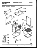 BODY PARTS Diagram and Parts List for GF720NW6  Frigidaire Range