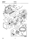 ICE MAKER Diagram and Parts List for FRS24WSGW6  Frigidaire Refrigerator