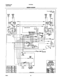 WIRING DIAGRAM Diagram and Parts List for FEF376AQG  Frigidaire Range