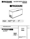 COVER Diagram and Parts List for FFC23M7CW1  Frigidaire Freezer