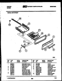 BROILER DRAWER PARTS Diagram and Parts List for 32-1019-00-07  Tappan Range