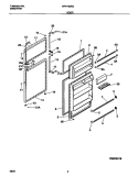 Part Location Diagram of 5303917522 Frigidaire PANEL-Refrigerator DOOR