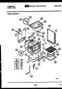 BODY PARTS Diagram and Parts List for GPG39WNW2  Frigidaire Range