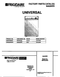 COVER Diagram and Parts List for MWX223RED0  Frigidaire Washer