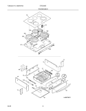 TOP / DRAWER Diagram and Parts List for CPES389DC4  Frigidaire Range