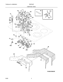 CONTROLS Diagram and Parts List for E30EC65ESS2  Electrolux Cooktop
