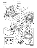 ICE MAKER Diagram and Parts List for FRT18IQGJW1  Frigidaire Refrigerator