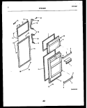 DOOR PARTS Diagram and Parts List for TPK160EN5D  Kelvinator Refrigerator