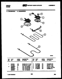 BROILER PARTS Diagram and Parts List for CEC3M5WSAC  Gibson Range