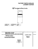 COVER Diagram and Parts List for FGZ831AS1  Frigidaire Washer Dryer Combo
