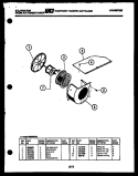 AIR HANDLING PARTS Diagram and Parts List for M528D2SA  Kelvinator Air Conditioner