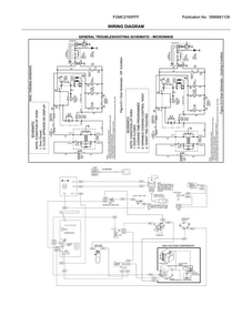Wiring Diagram Diagram and Parts List for FGMC2765PFF  Frigidaire Microwave Oven Combo