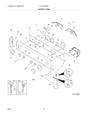 Part Location Diagram of 134399800 Frigidaire Temperature Switch