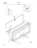Part Location Diagram of 216205001 Frigidaire HANDLE