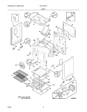 BODY Diagram and Parts List for FGFL79DCC  Frigidaire Range