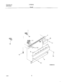 FRAME Diagram and Parts List for GLDB653JS1  Frigidaire Dishwasher