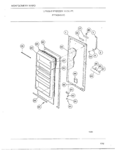 Part Location Diagram of 5303210188 Frigidaire PANEL
