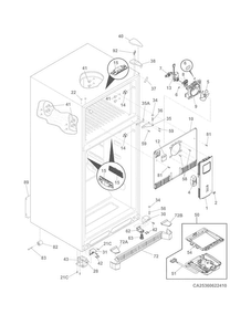 Part Location Diagram of 5304498949 Frigidaire WASHER