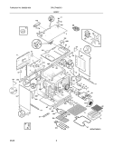 BODY Diagram and Parts List for CPLCF489GC1  Frigidaire Range