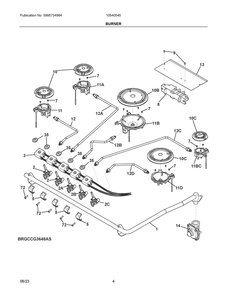 Part Location Diagram of 5304533583 Frigidaire IGNITOR
