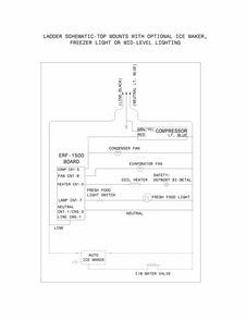 Wiring Schematic Diagram and Parts List for FGTR2044QP1  Frigidaire Refrigerator