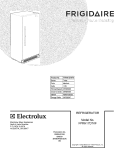 COVER Diagram and Parts List for FPRH17D7KF0  Frigidaire Refrigerator