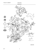 MICROWAVE Diagram and Parts List for E30MC75JSS2  Electrolux Microwave Oven Combo