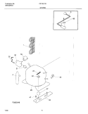 SYSTEM Diagram and Parts List for CF150  Frigidaire Freezer