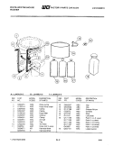 WASHER AND MISCELLANEOUS PARTS Diagram and Parts List for LA400JXH5  Frigidaire Washer