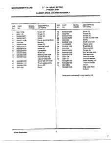 Cabinet, Drum And Heater  Page 2 Diagram and Parts List for FFT7001-80B  Frigidaire Dryer