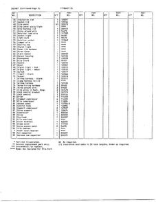 Cabinet Page 3 Diagram and Parts List for 86457-7A  Frigidaire Freezer