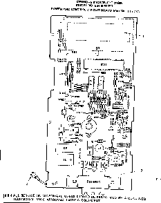 Power And Control Circuit Board Diagram and Parts List for 5649987950  Kenmore Microwave