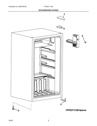 Part Location Diagram of 5304519027 Frigidaire KNOB