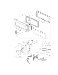 Control Panel,door,miscellaneous Diagram and Parts List for FGMV173KQC  Frigidaire Microwave