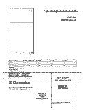 COVER Diagram and Parts List for FRT18G5AW2  Frigidaire Refrigerator