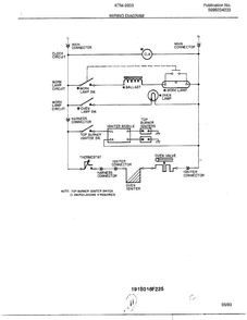 Wiring Diagram Diagram and Parts List for 2833-80B  Frigidaire Range