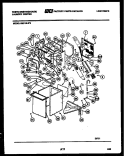CABINET PARTS AND HEATER Diagram and Parts List for SM115LXD2  Frigidaire Washer
