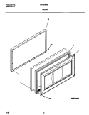 DOOR Diagram and Parts List for MFC05M0BW3  Frigidaire Freezer