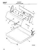 P12C0089 CONTROL PANEL Diagram and Parts List for KDG336REW1  Kelvinator Dryer