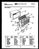 CABINET PARTS Diagram and Parts List for AK22E5RZA  Gibson Air Conditioner