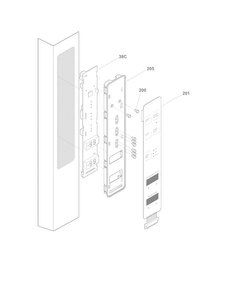 Controls Diagram and Parts List for FFHN2740PE1  Frigidaire Refrigerator