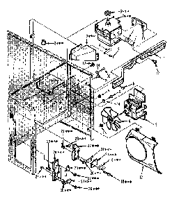 Switches And Microwave Parts Diagram and Parts List for 5648888511  Kenmore Microwave
