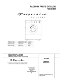 COVER Diagram and Parts List for NGST127AQ0  Frigidaire Washer