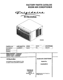 COVER Diagram and Parts List for FAA055M7A1  Frigidaire Air Conditioner