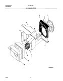 AIR HANDLING PARTS Diagram and Parts List for FAL129L1A1  Frigidaire Air Conditioner